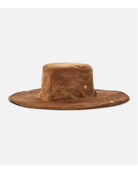 Corduroy Western Hat By Miu Miu .